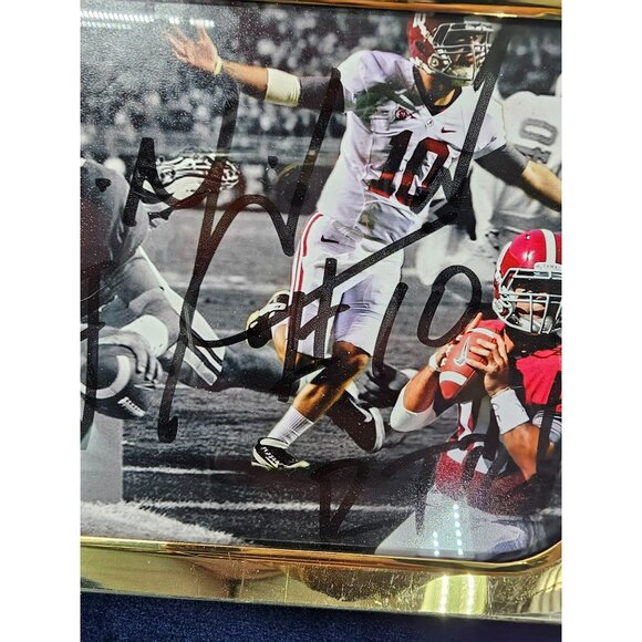 Autographed Alabama Football Photo with Gold Frame Sports‎ Memorabilia - Picture 4 of 8